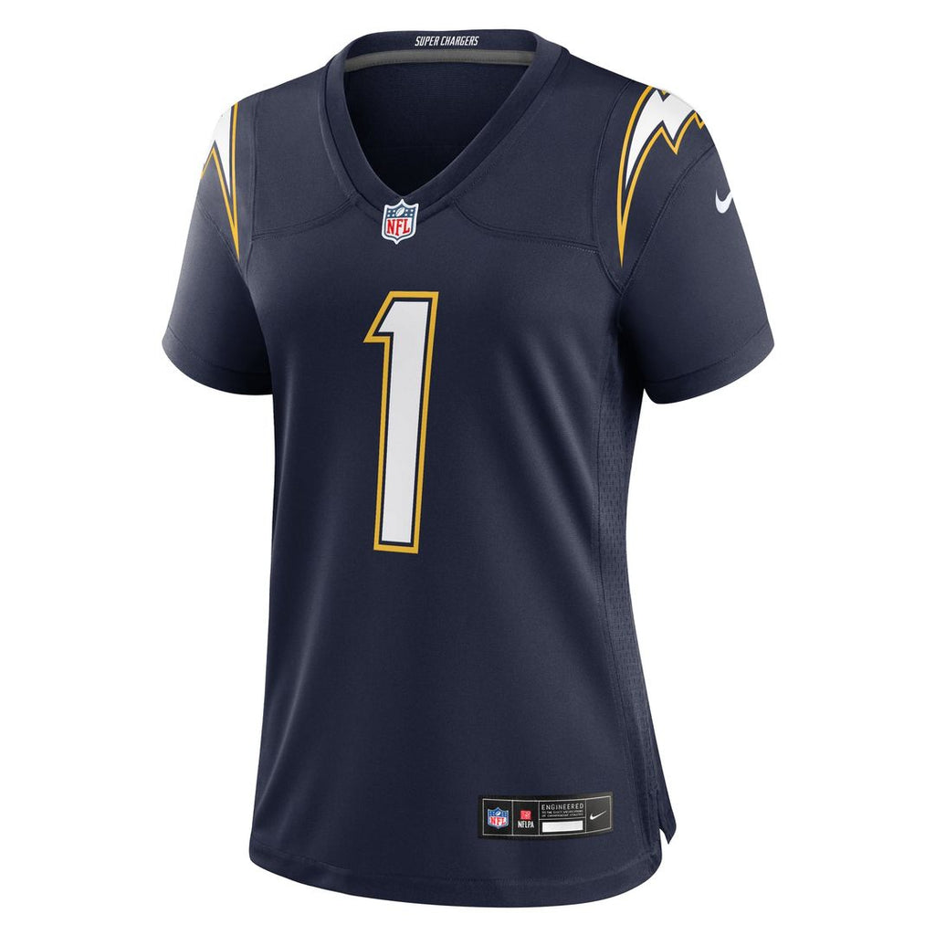 Quentin Johnston Los Angeles Chargers Women's Alternate Charger Power Game Jersey - Gold
