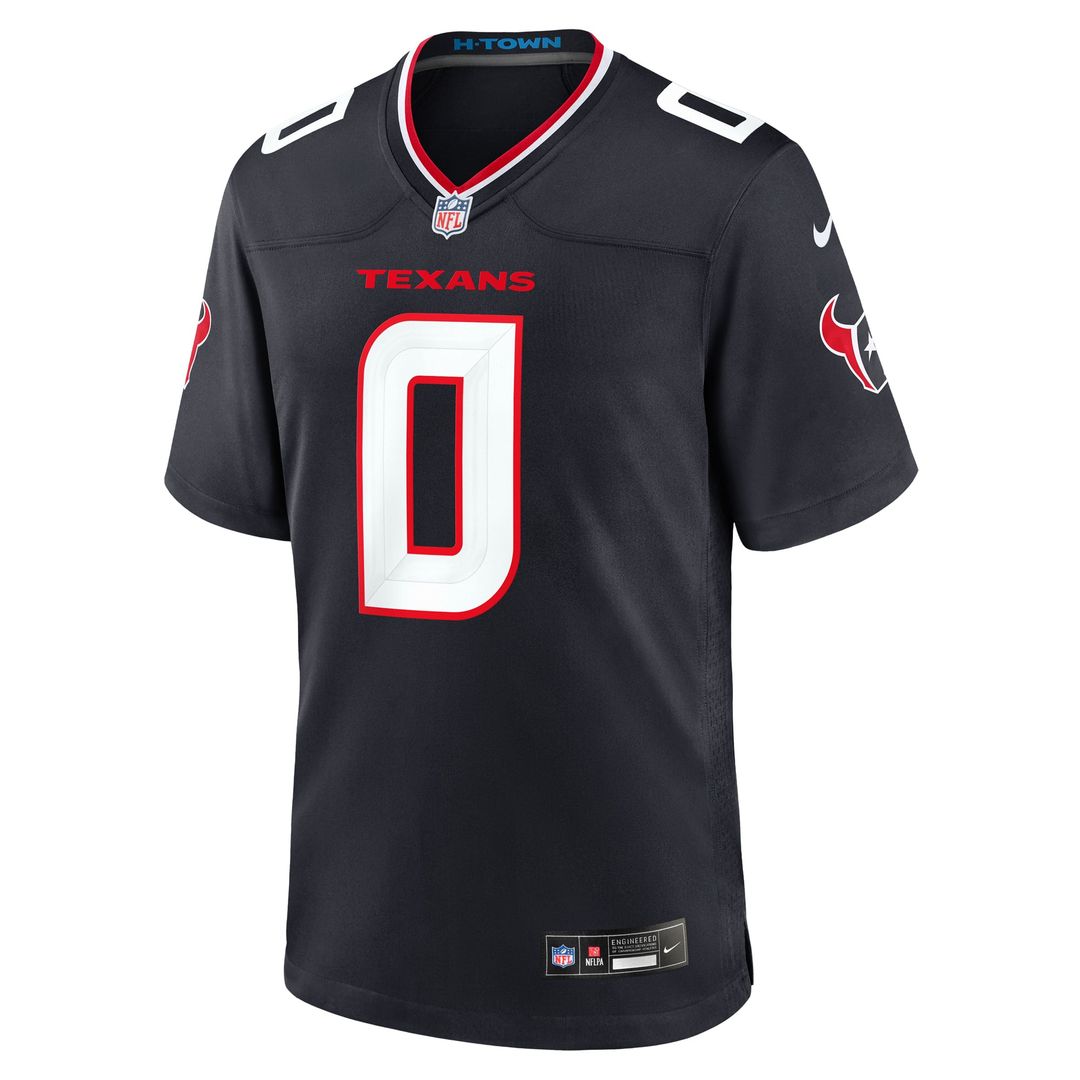 Azeez Al - Shaair Houston Texans Team Game Jersey - Navy