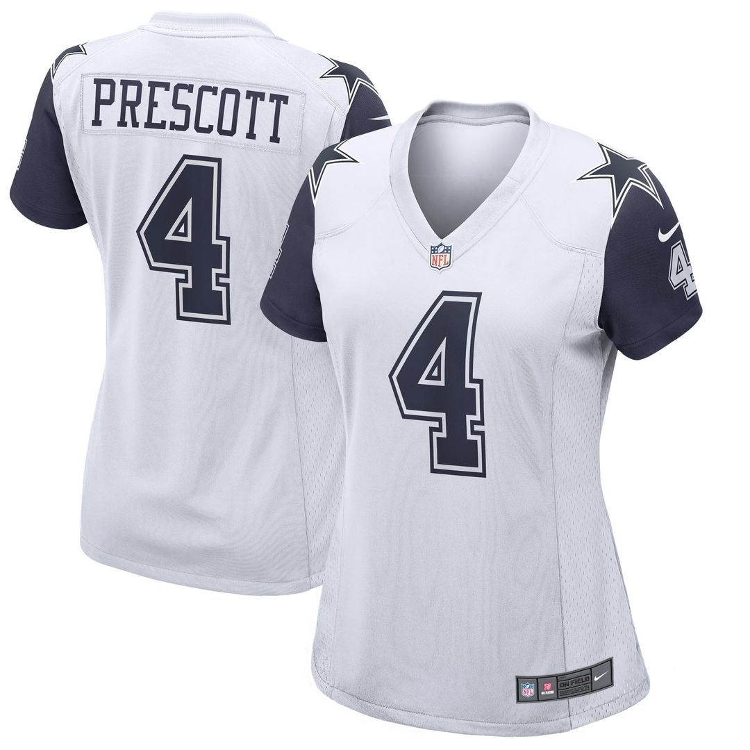 Dak Prescott Dallas Cowboys Women's Game Team Jersey - Navy