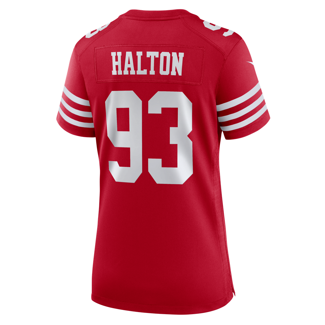 Gracen Halton San Francisco 49ers Women's Team Game Jersey - Scarlet
