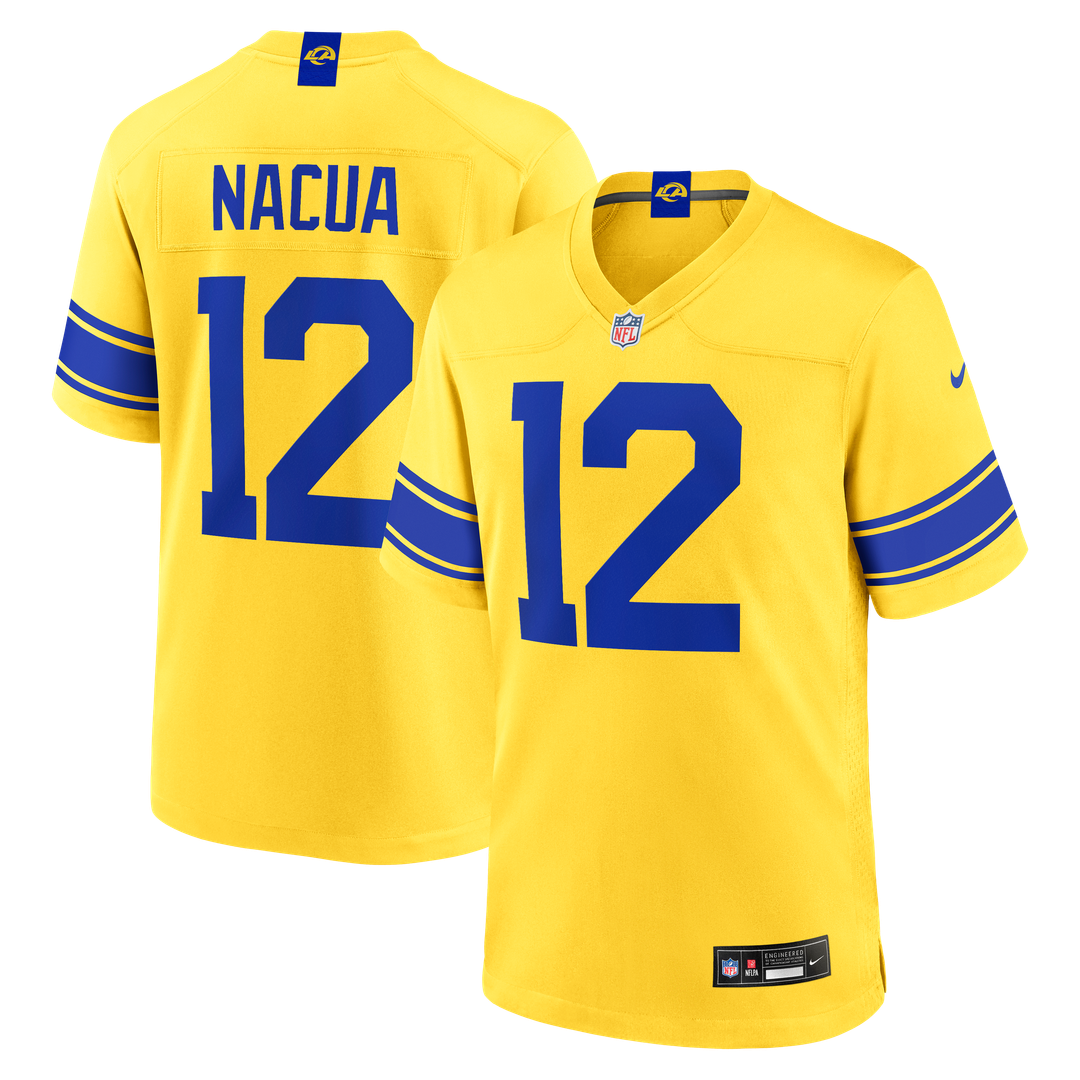 Puka Nacua Los Angeles Rams Team Game Player Jersey - Royal