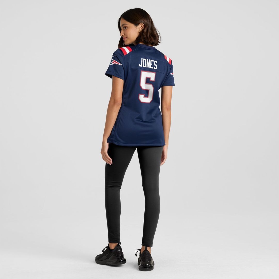 Dre'Mont Jones New England Patriots Women's Team Game Jersey - Navy