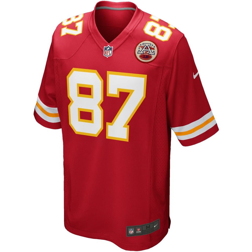 Travis Kelce Kansas City Chiefs Youth Game Jersey - White