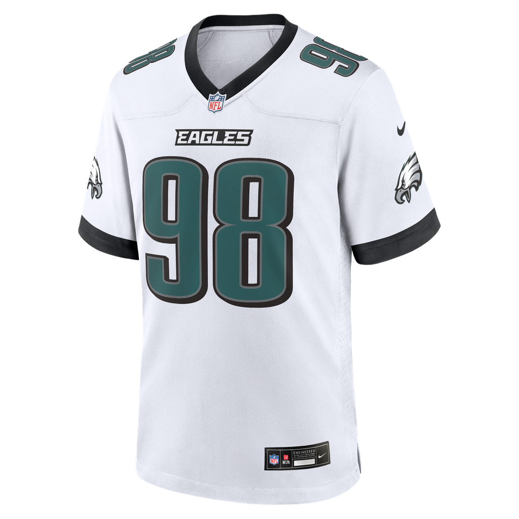 Jalen Carter Philadelphia Eagles Alternate Game Jersey - Kelly Green