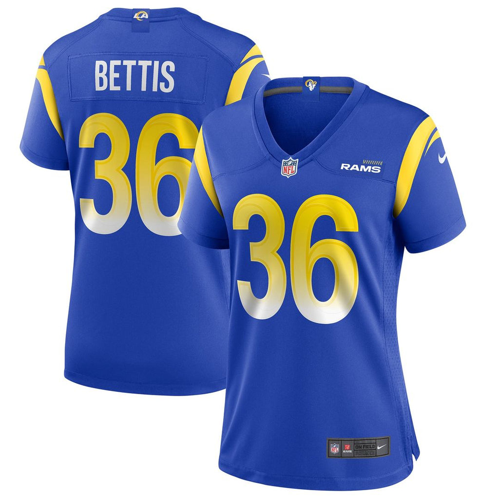 Jerome Bettis Los Angeles Rams Women's Game Retired Player Jersey - Royal