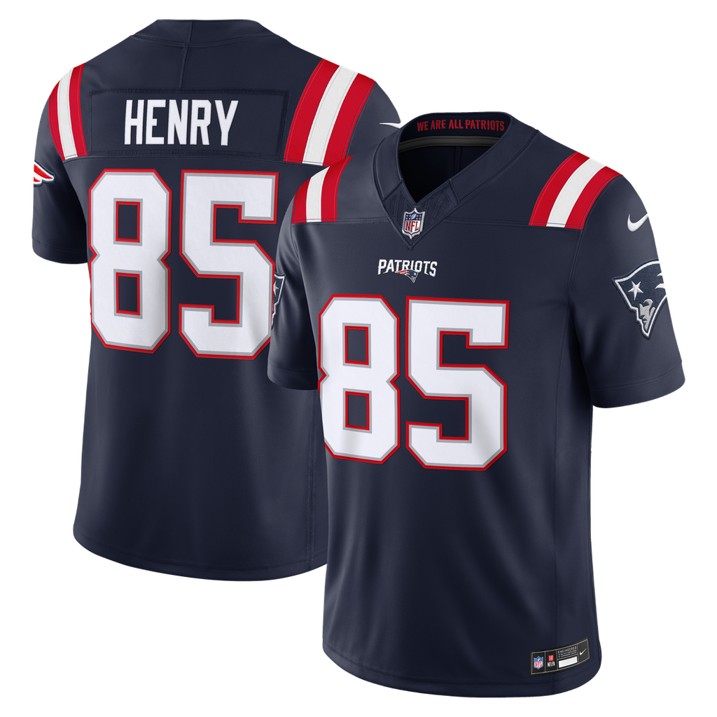 Hunter Henry New England Patriots Team Vapor F.U.S.E. Stitched Limited Jersey - Navy