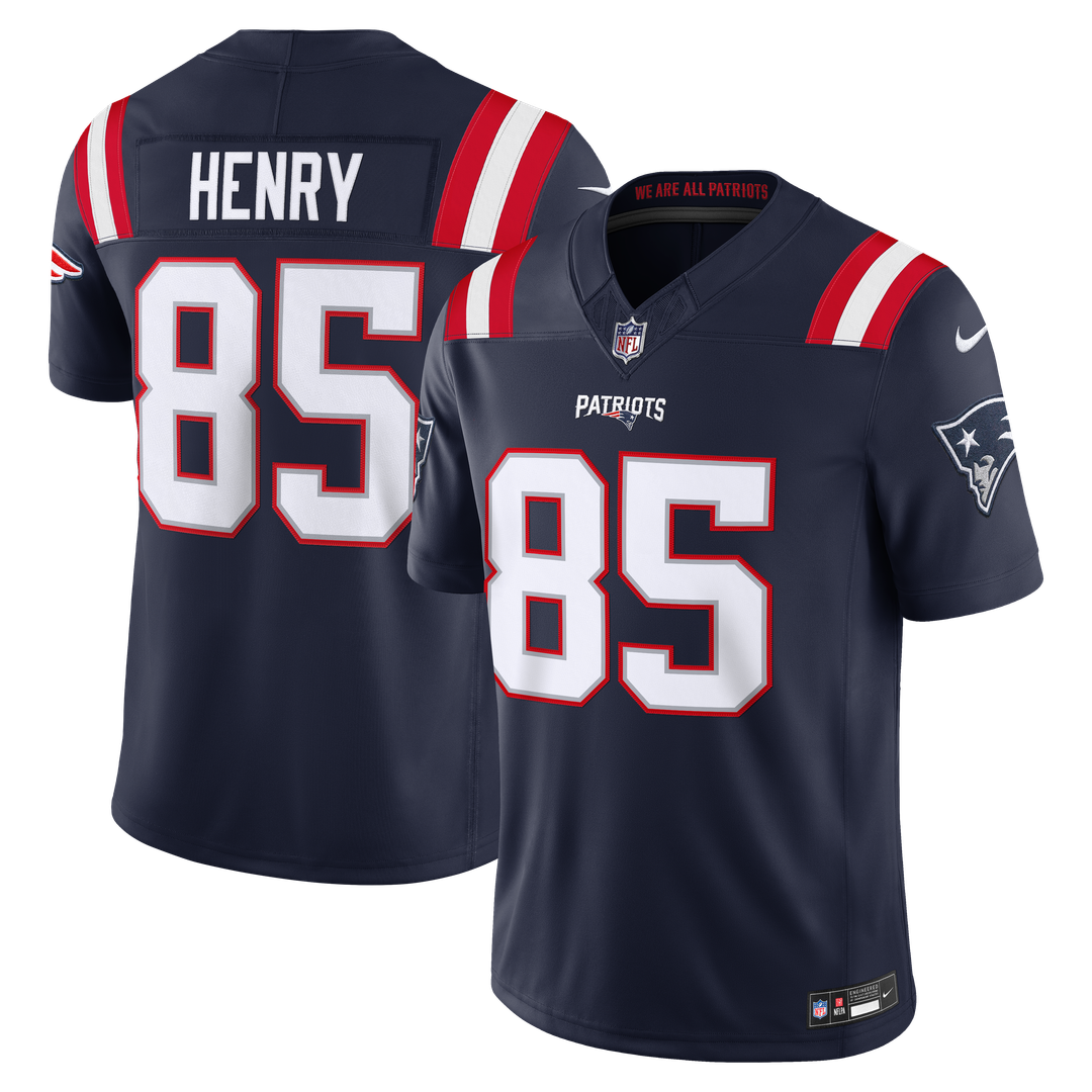 Hunter Henry New England Patriots Team Vapor F.U.S.E. Stitched Limited Jersey - Navy