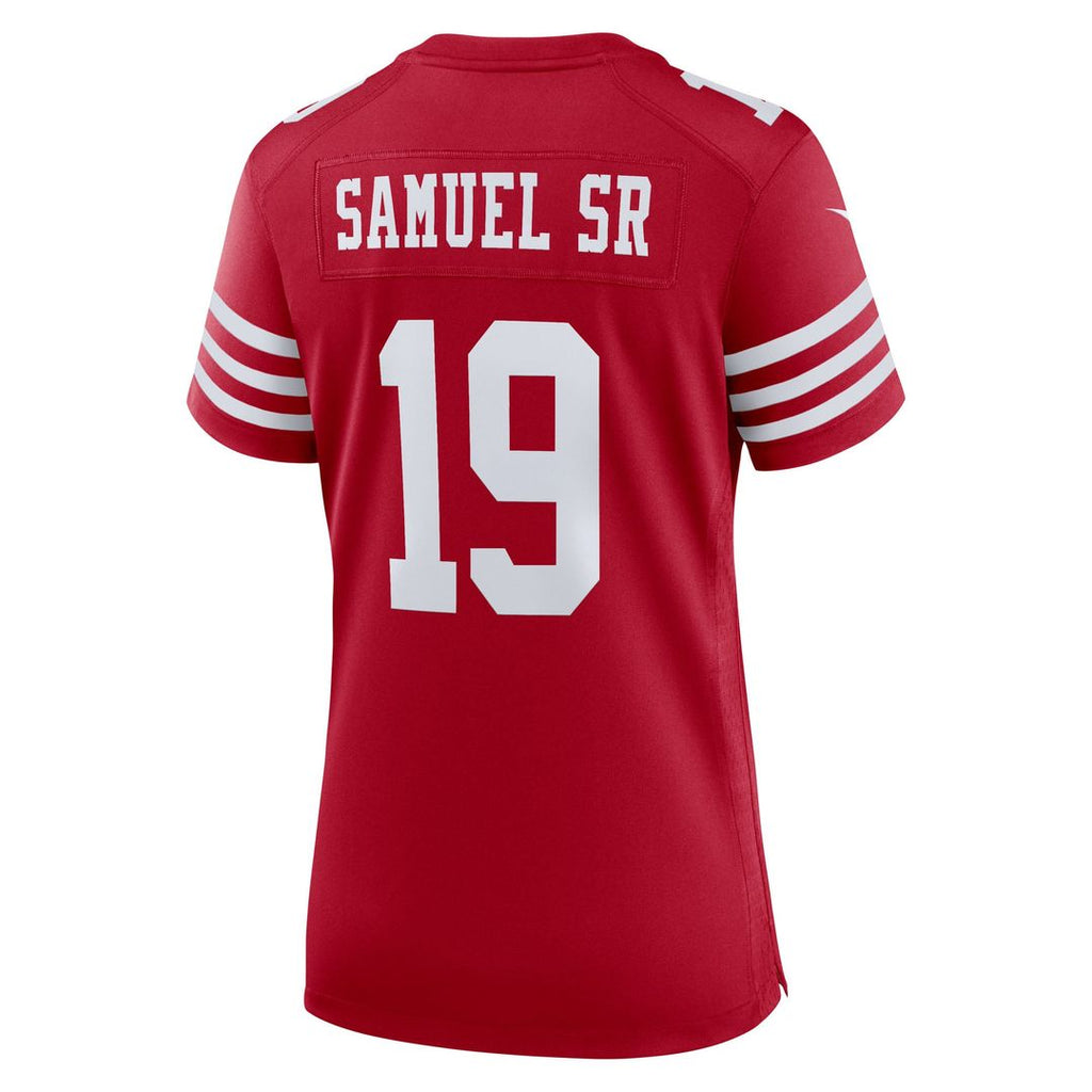 Deebo Samuel Sr San Francisco 49ers Women's Team Game Jersey - Scarlet