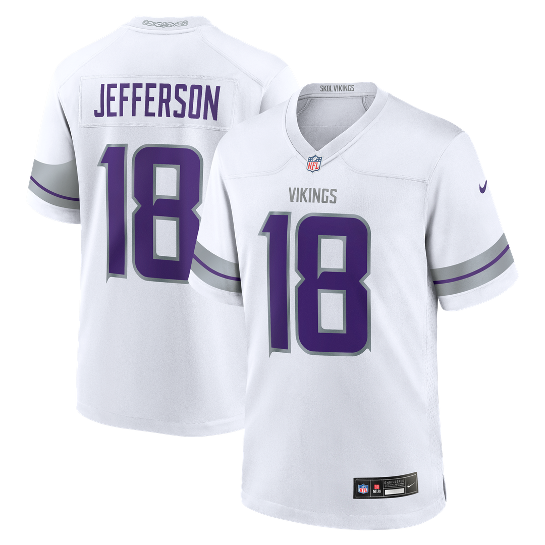 Justin Jefferson Minnesota Vikings Alternate Game Player Jersey - White