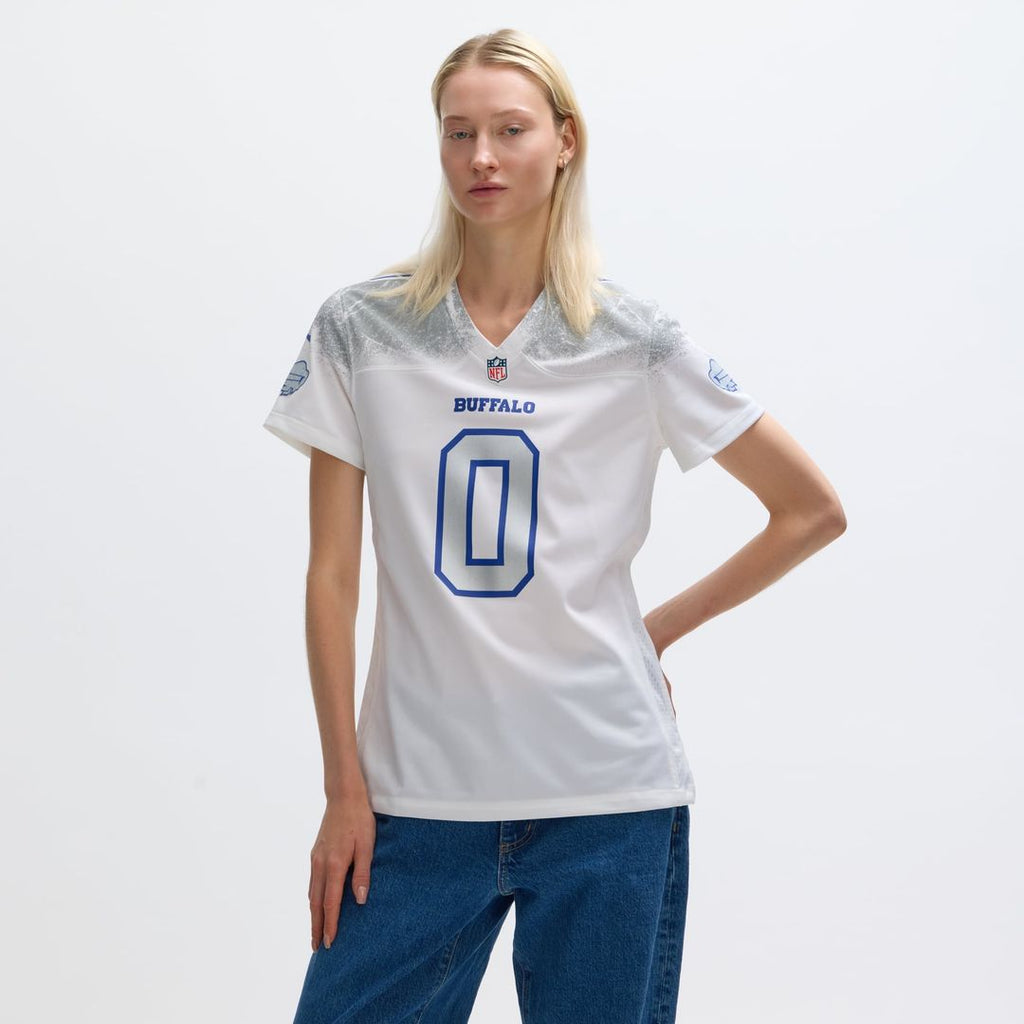 Keon Coleman Buffalo Bills Women's Rivalries Collection Game Jersey - White