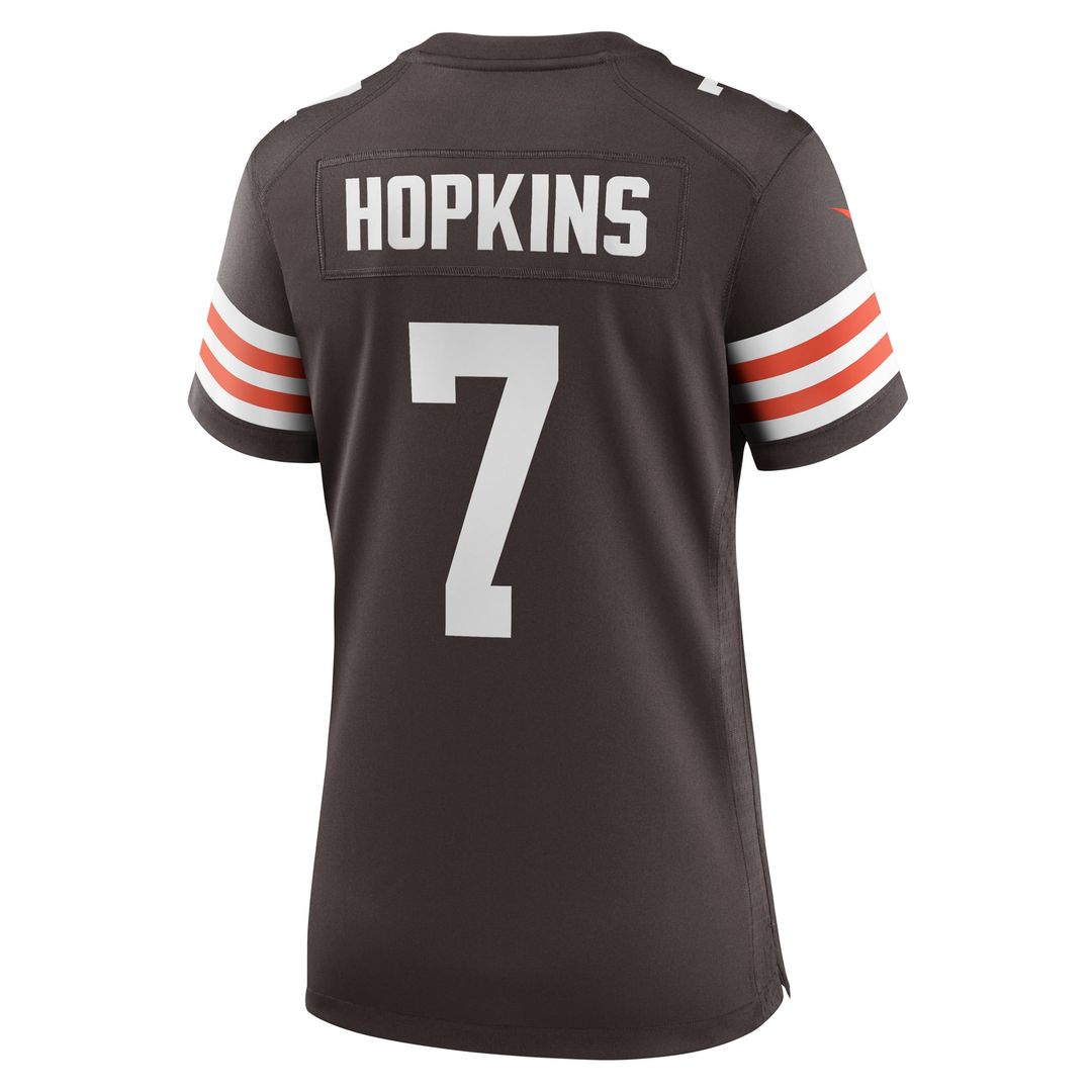 Dustin Hopkins Cleveland Browns Women's Team Game Jersey - Brown