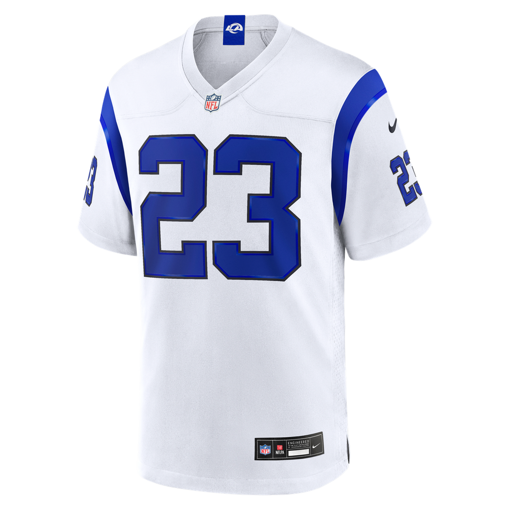 Kyren Williams Los Angeles Rams Fearsome White Game Jersey