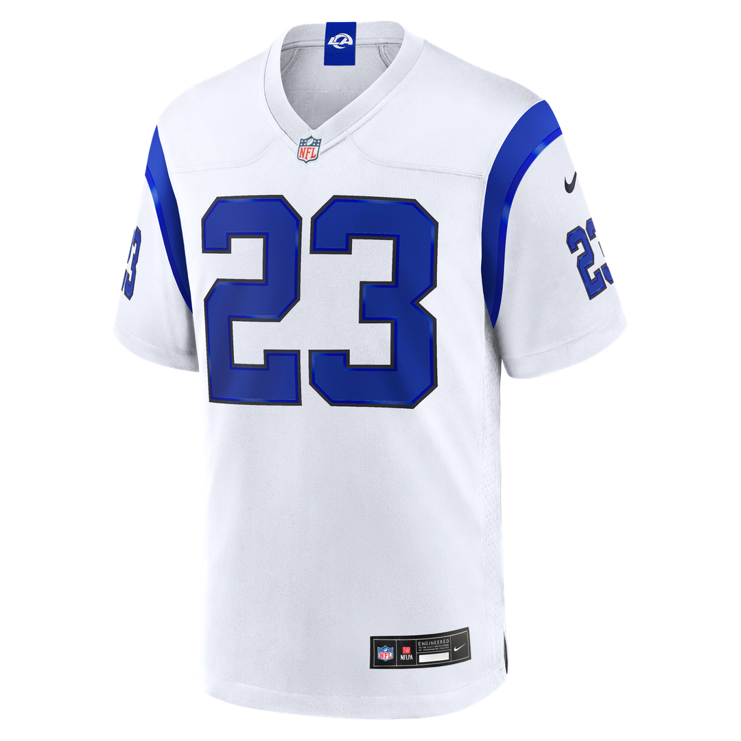 Kyren Williams Los Angeles Rams Fearsome White Game Jersey