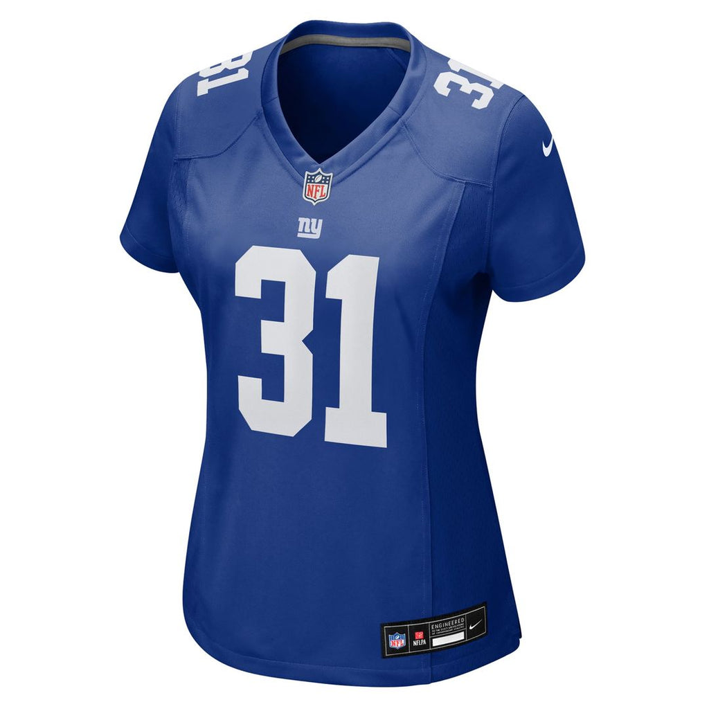 Nic Jones New York Giants Women's Team Game Jersey - Royal
