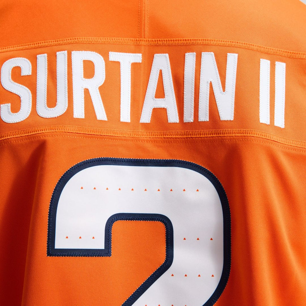 Patrick Surtain II Denver Broncos Alternate Vapor F.U.S.E. Stitched Limited Jersey - Navy