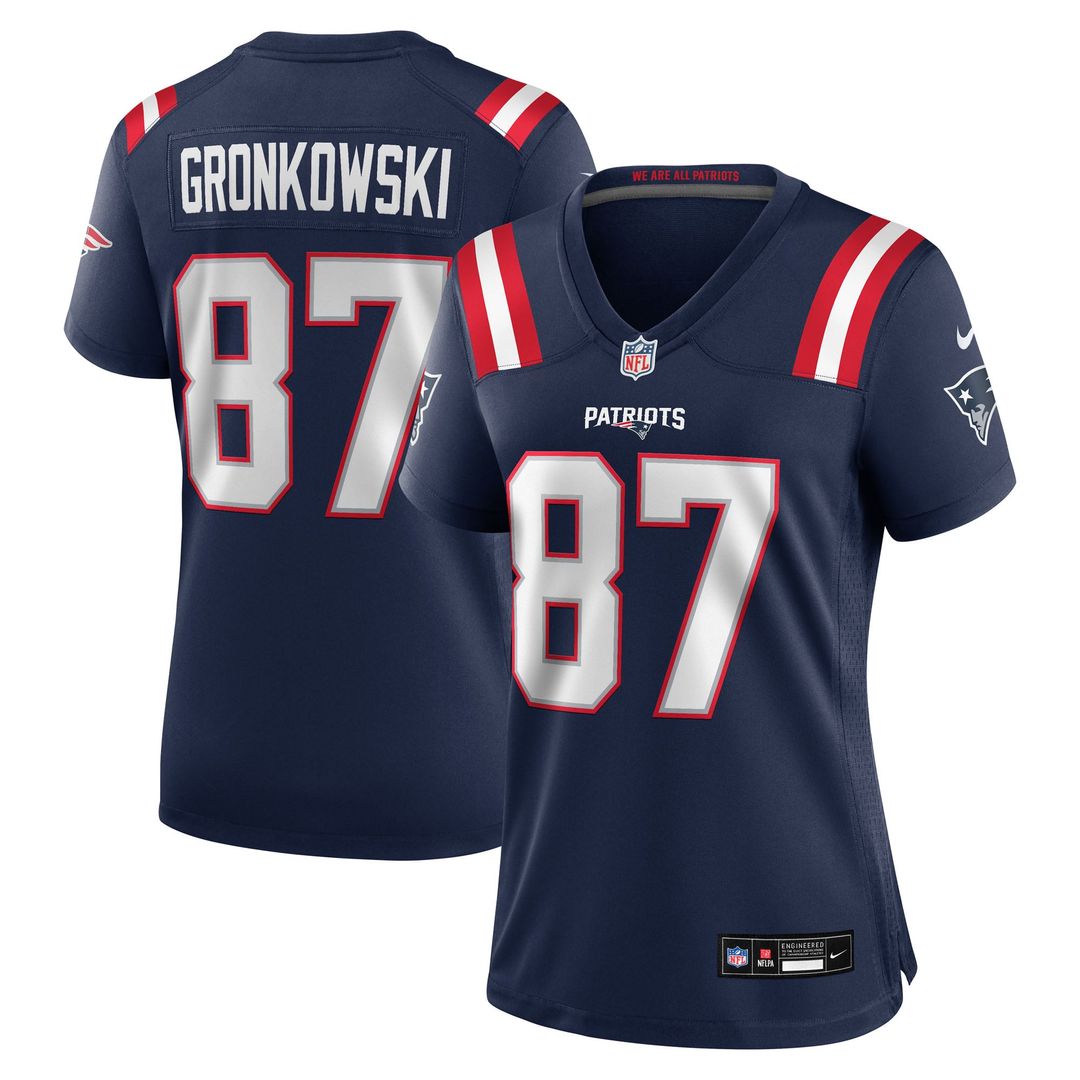 Rob Gronkowski New England Patriots Women's Alternate Retired Player Game Jersey - Red