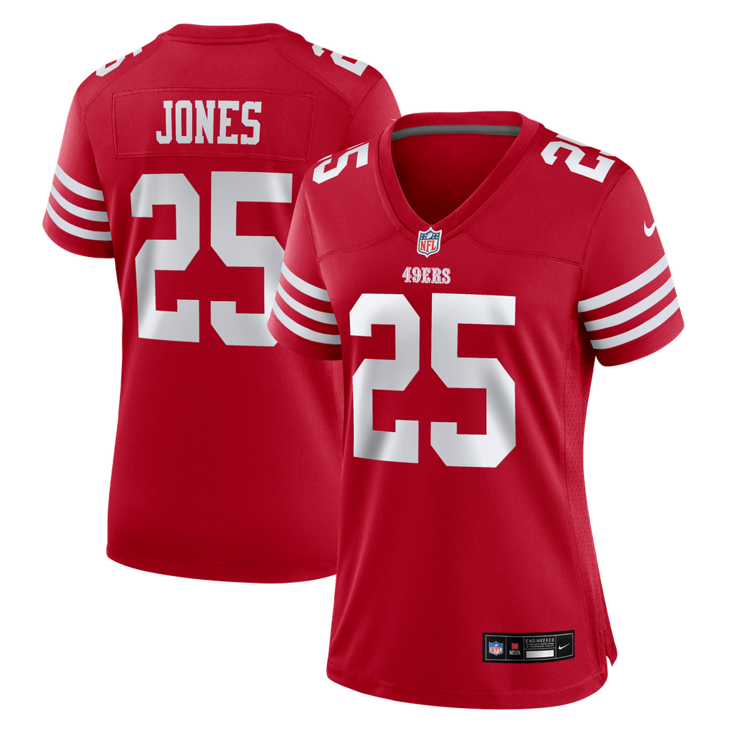 Jack Jones San Francisco 49ers Women's Team Game Jersey - Scarlet