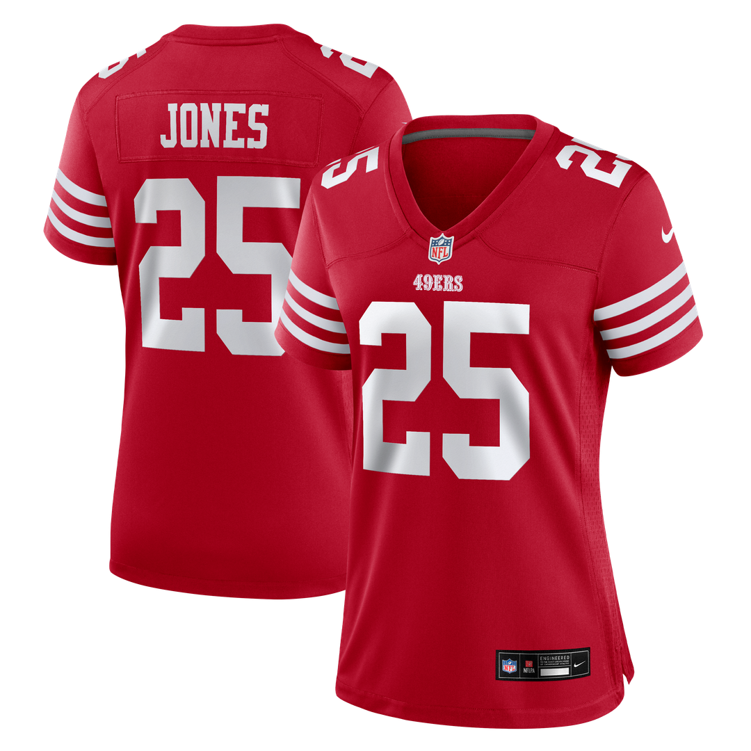 Jack Jones San Francisco 49ers Women's Team Game Jersey - Scarlet