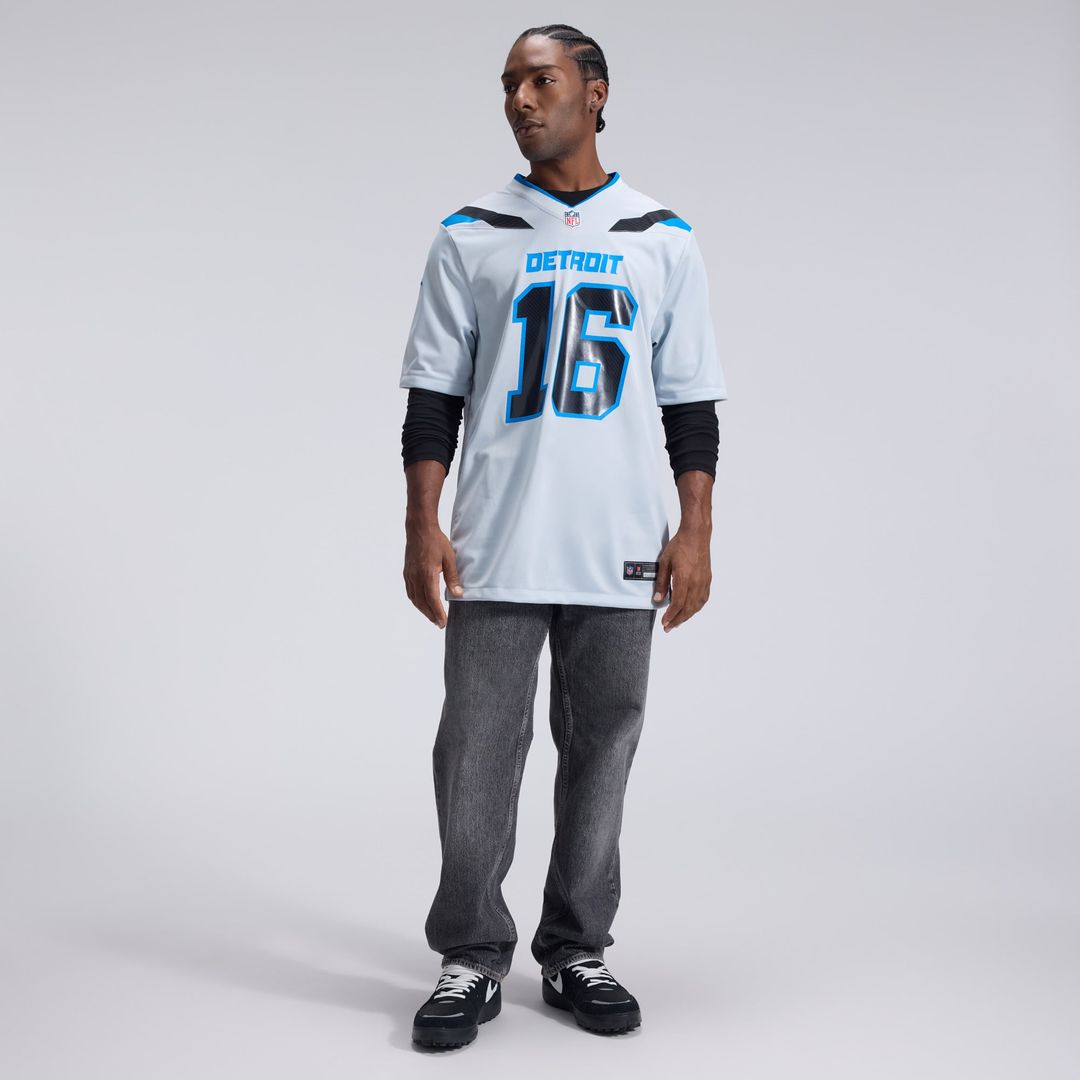 Jared Goff Detroit Lions 2026 Rivalries Collection Game Jersey - Silver