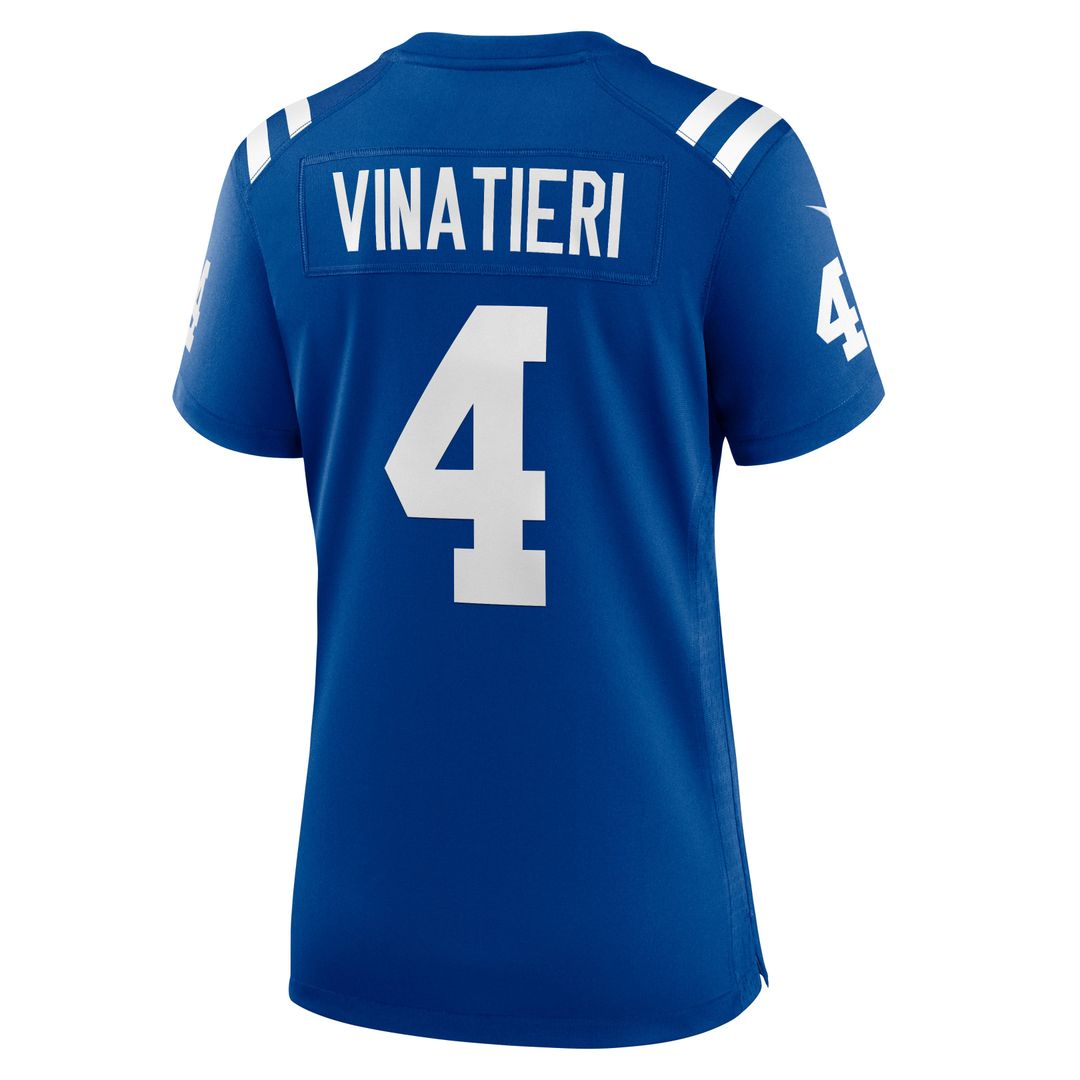 Adam Vinatieri Indianapolis Colts Women's Team Retired Game Jersey - Royal