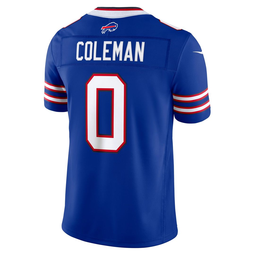 Keon Coleman Buffalo Bills Team Vapor F.U.S.E. Stitched Limited Jersey - Royal