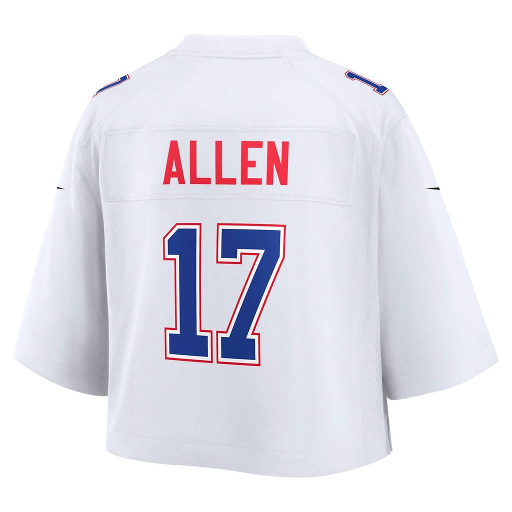 Josh Allen Buffalo Bills Women's Cropped Fashion Game Jersey - White