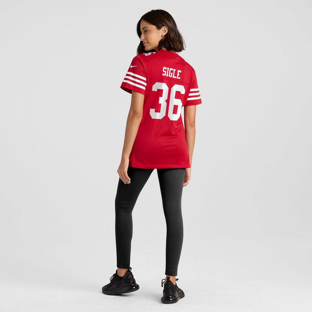 Marques Sigle San Francisco 49ers Women's Team Game Jersey - Scarlet