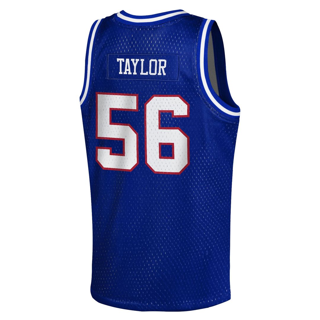 Lawrence Taylor New York Giants Youth Retired Player NFL Basketball Fashion Jersey - Royal