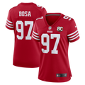 Nick Bosa San Francisco 49ers Women's 80th Anniversary Game Jersey - Scarlet