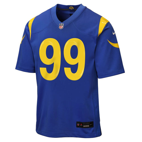 Aaron Donald Los Angeles Rams Youth Game Jersey - Royal