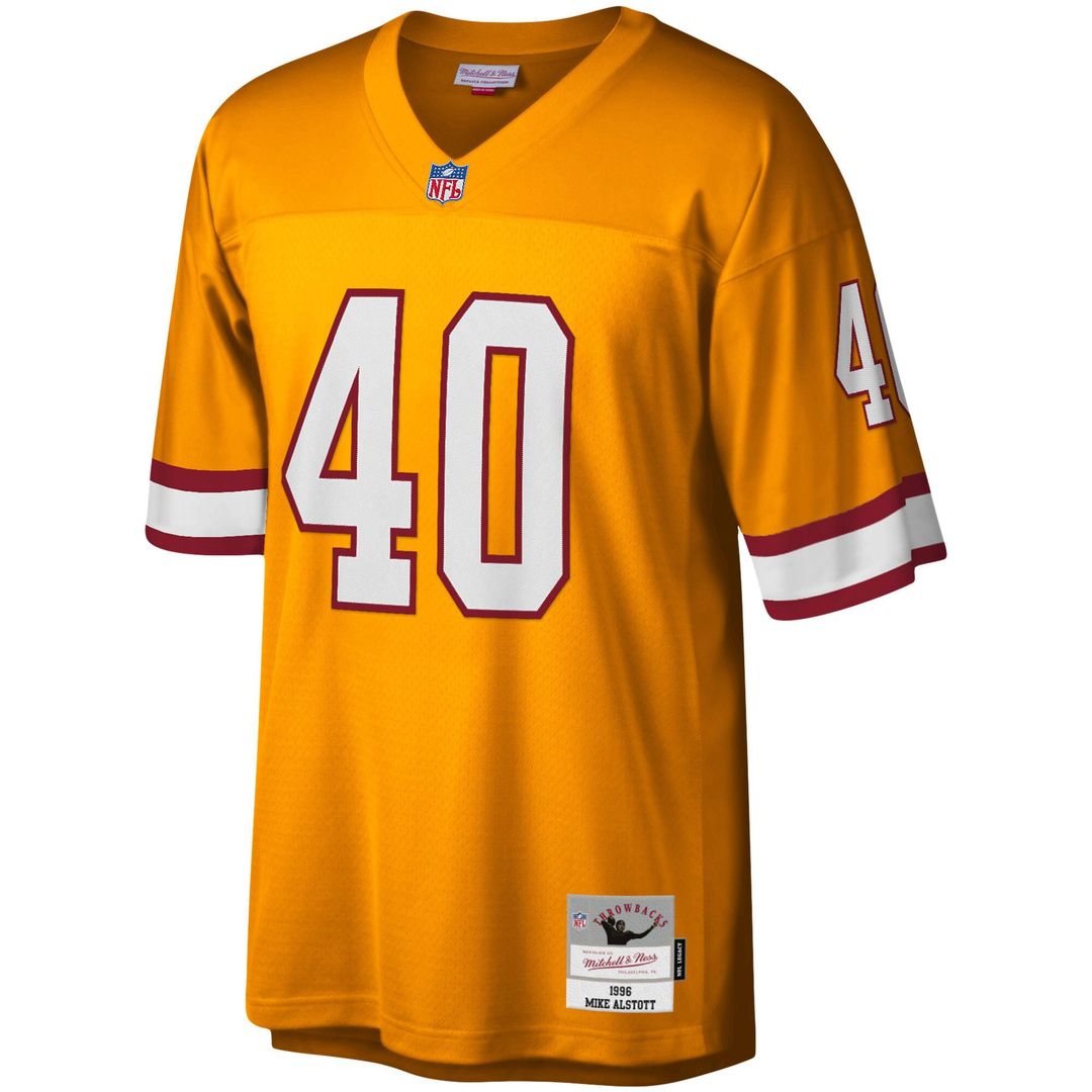 Mike Alstott Tampa Bay Buccaneers Big & Tall 1996 Retired Player Replica Jersey - Orange