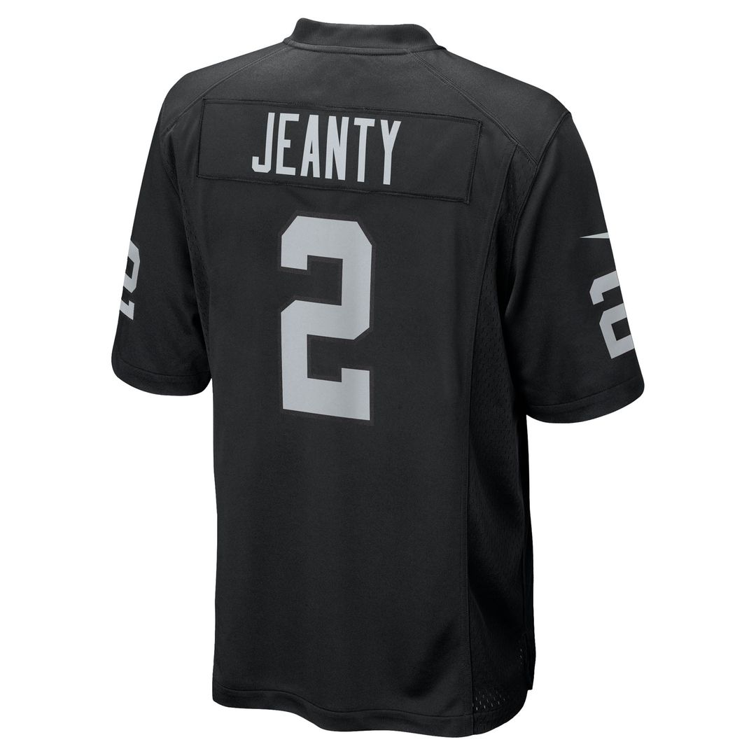 Ashton Jeanty Las Vegas Raiders Youth Game Jersey - Black