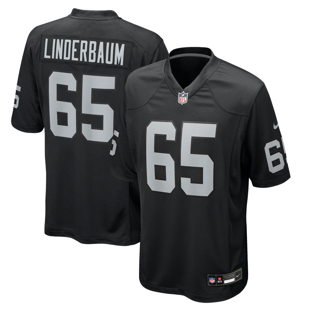 Tyler Linderbaum Las Vegas Raiders Team Game Jersey - Black