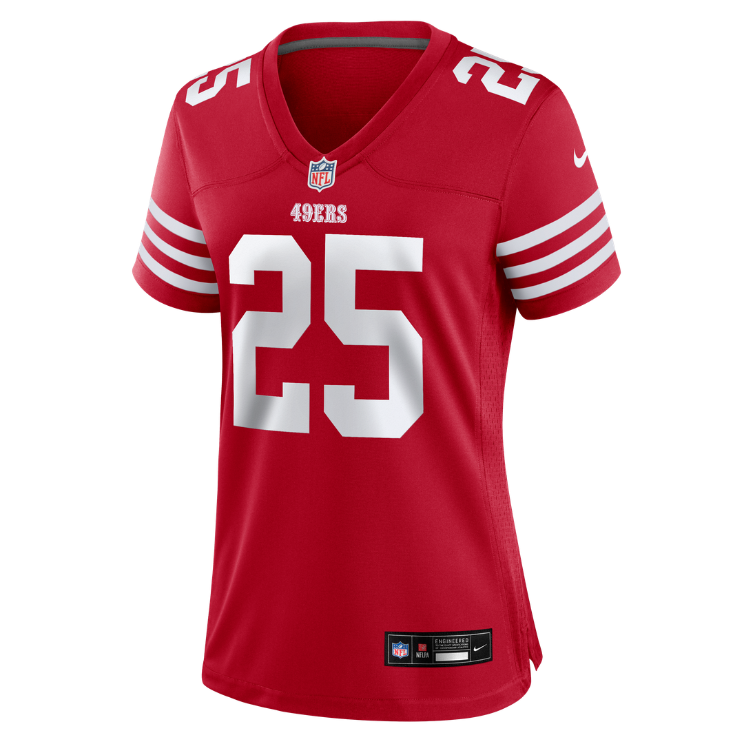 Jack Jones San Francisco 49ers Women's Team Game Jersey - Scarlet