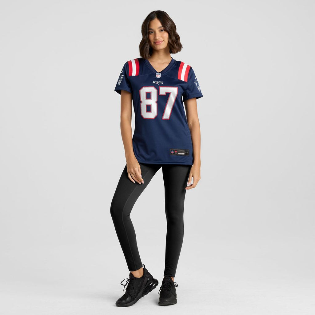 Rob Gronkowski New England Patriots Women's Team Retired Player Game Jersey - Navy