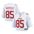 George Kittle San Francisco 49ers Women's Cropped Fashion Game Jersey - White