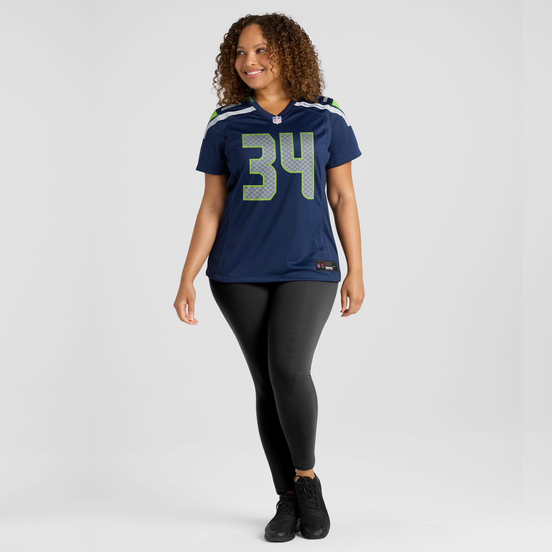 Shemar Jean - Charles Seattle Seahawks Women's Team Game Jersey - College Navy