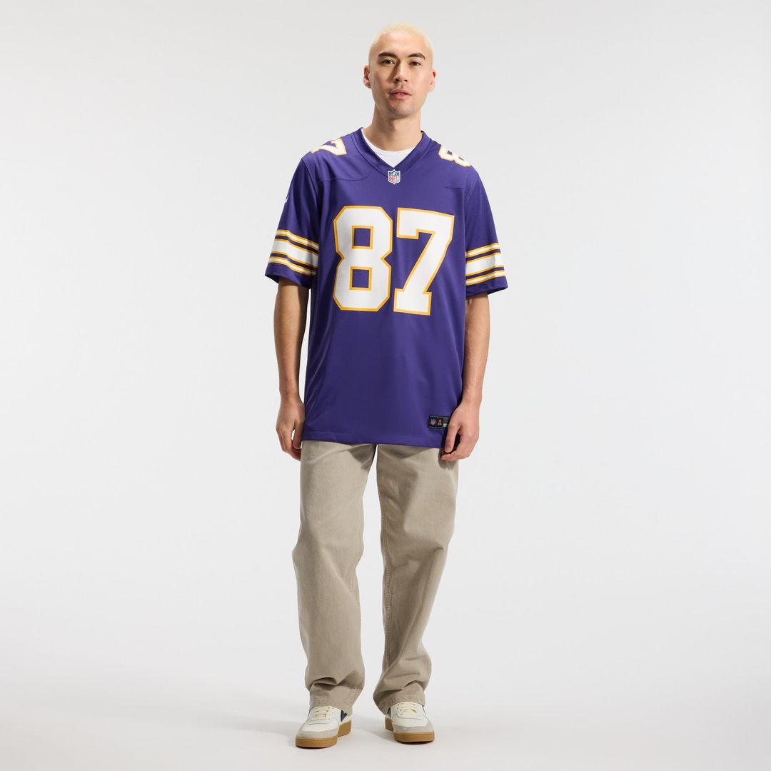 T.J. Hockenson Minnesota Vikings Classic Player Game Jersey - Purple