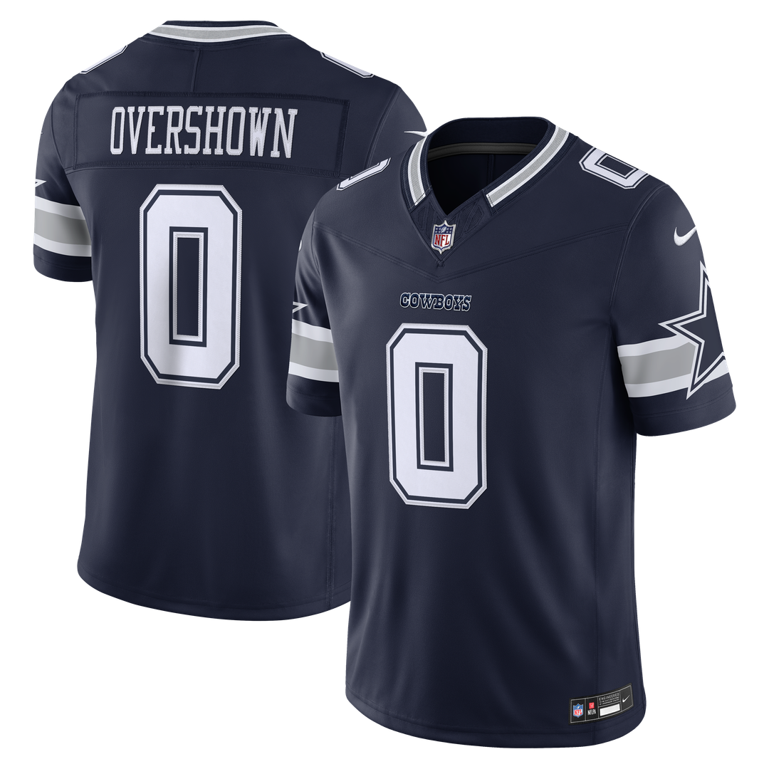 DeMarvion Overshown Dallas Cowboys Team Vapor F.U.S.E. Stitched Limited Jersey - Navy