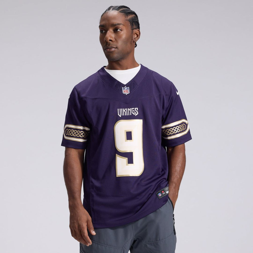 J.J. McCarthy Minnesota Vikings 2026 Rivalries Collection Stitched Limited Jersey - Purple