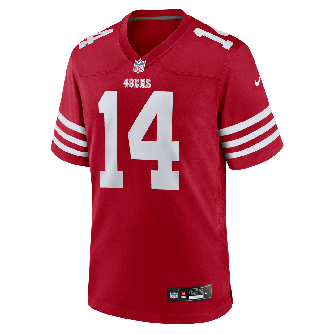Kurtis Rourke San Francisco 49ers Team Game Jersey - Scarlet