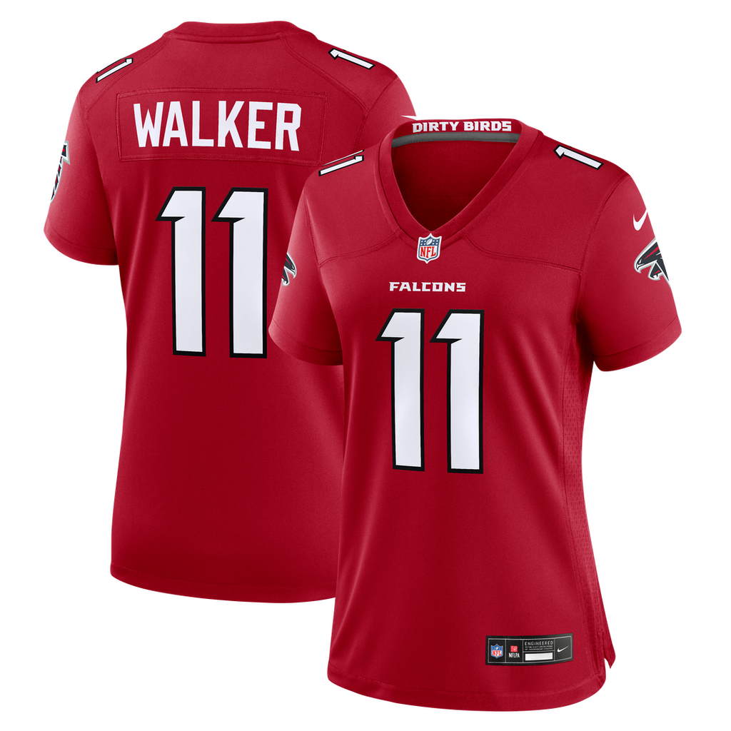 Jalon Walker Atlanta Falcons Women's Game Jersey - Red