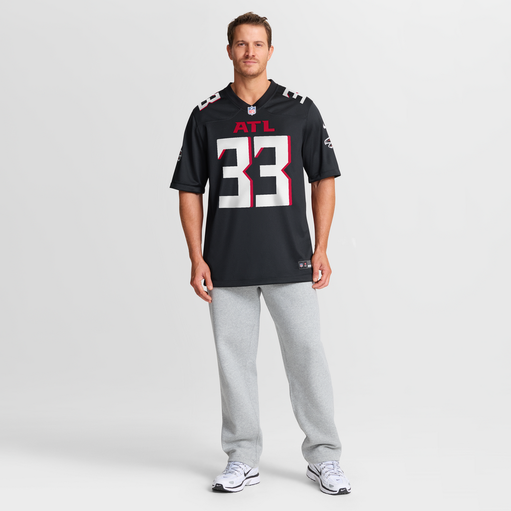 Michael Turner Atlanta Falcons Game Retired Player Jersey - Black