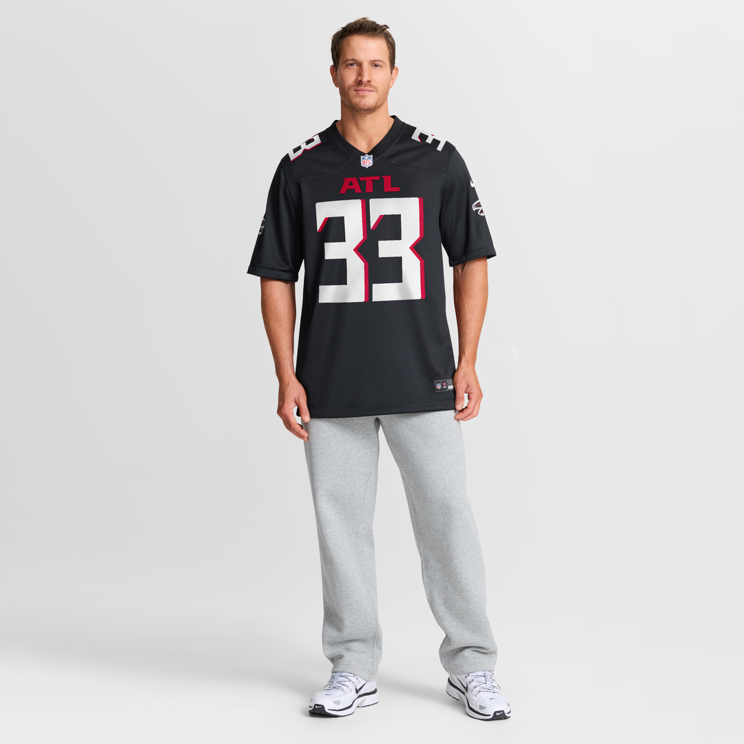 Michael Turner Atlanta Falcons Game Retired Player Jersey - Black