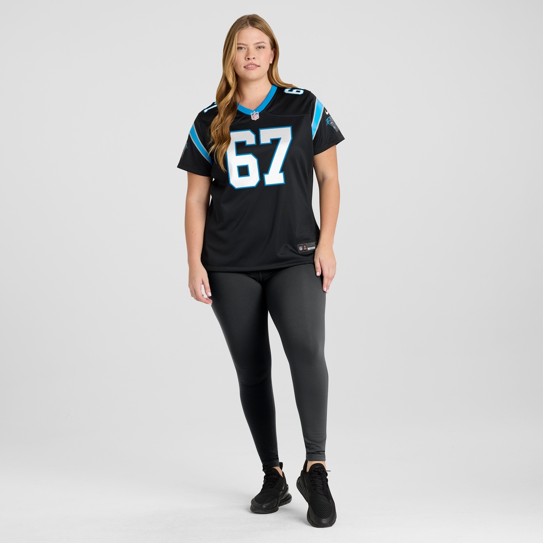 Corey Bullock Carolina Panthers Women's Team Game Jersey - Black