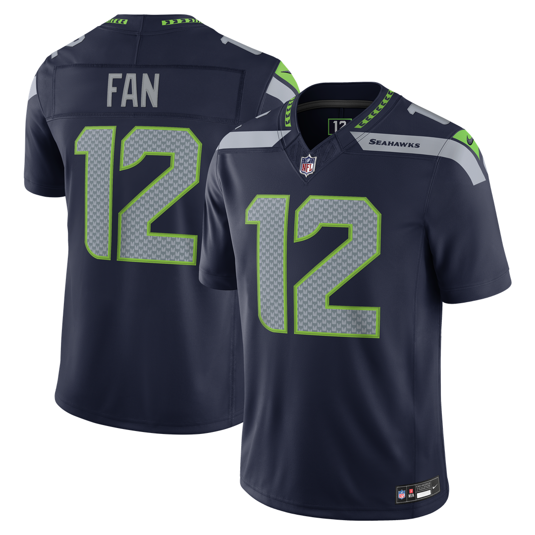 12s Seattle Seahawks Alternate Vapor F.U.S.E. Stitched Limited Jersey - Royal