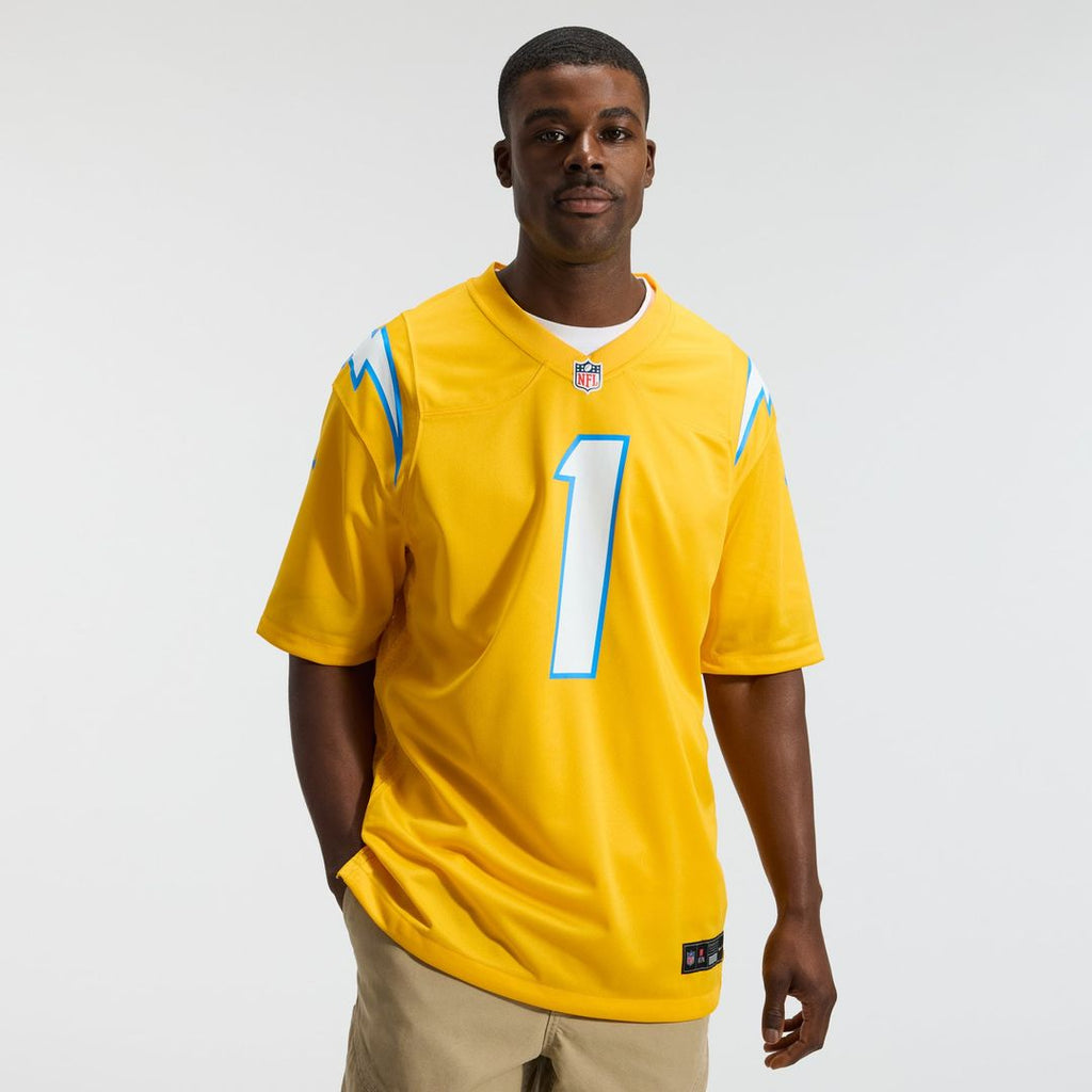 Quentin Johnston Los Angeles Chargers Alternate Charger Power Game Player Jersey - Gold