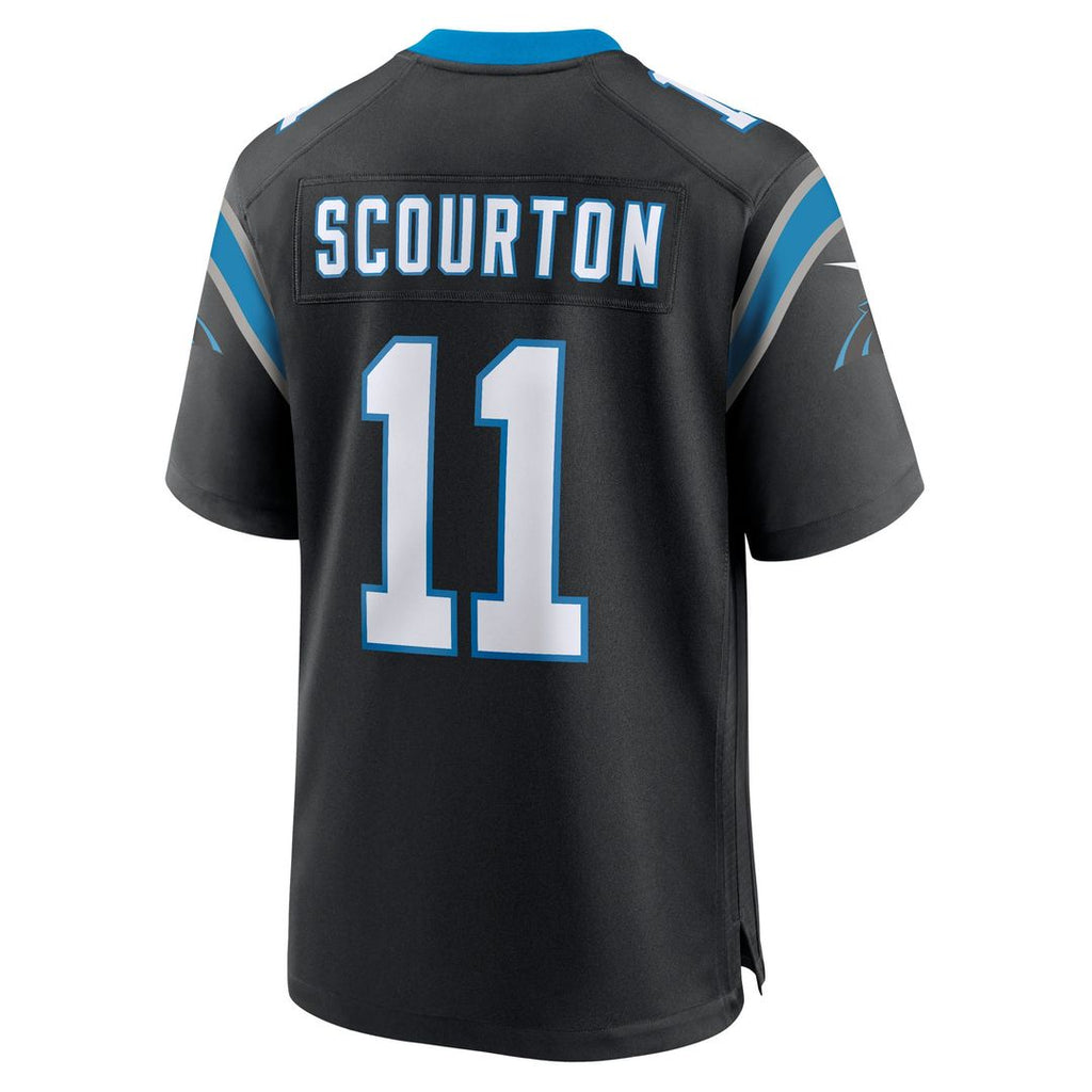Nic Scourton Carolina Panthers Team Game Jersey - Black