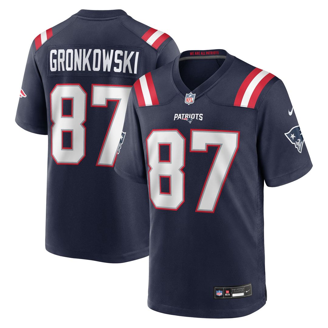 Rob Gronkowski New England Patriots Alternate Retired Player Game Jersey - Red