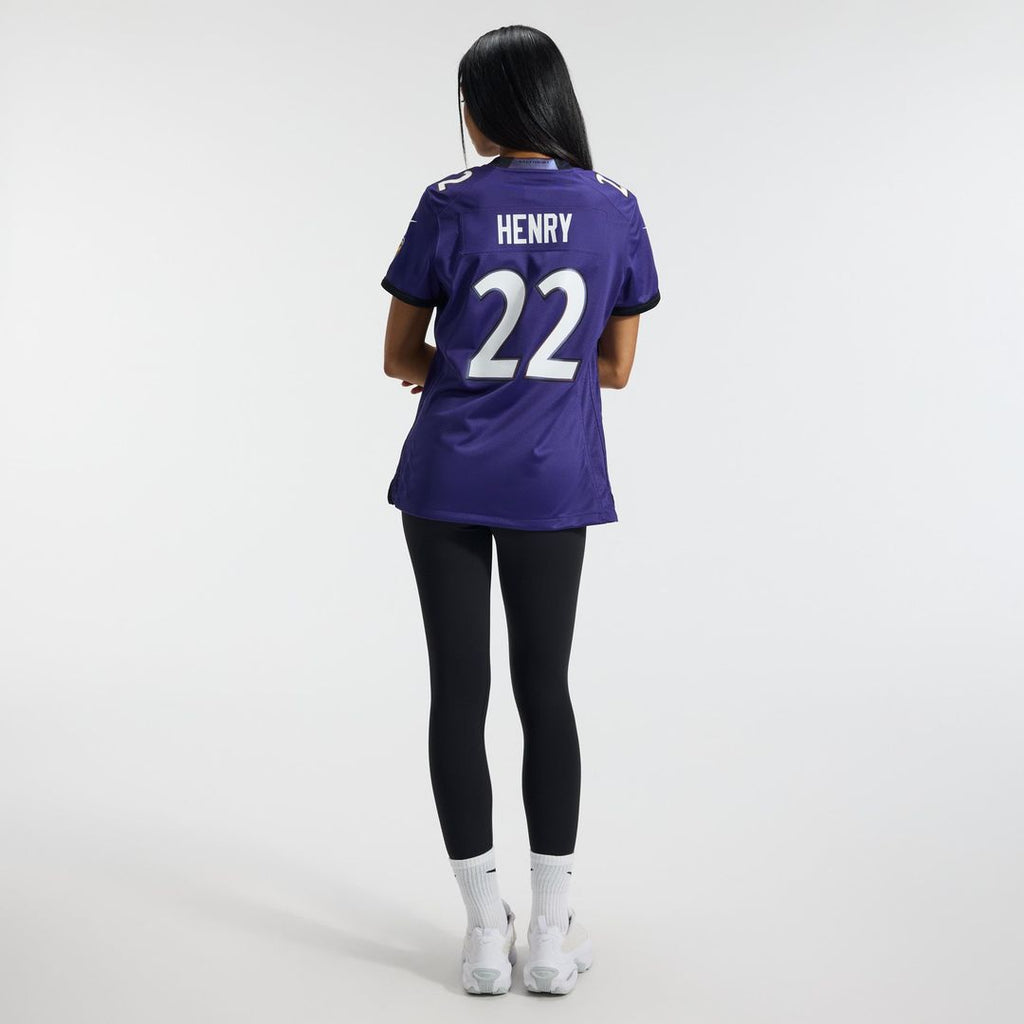 Derrick Henry Baltimore Ravens Women's Alternate Game Jersey - Black
